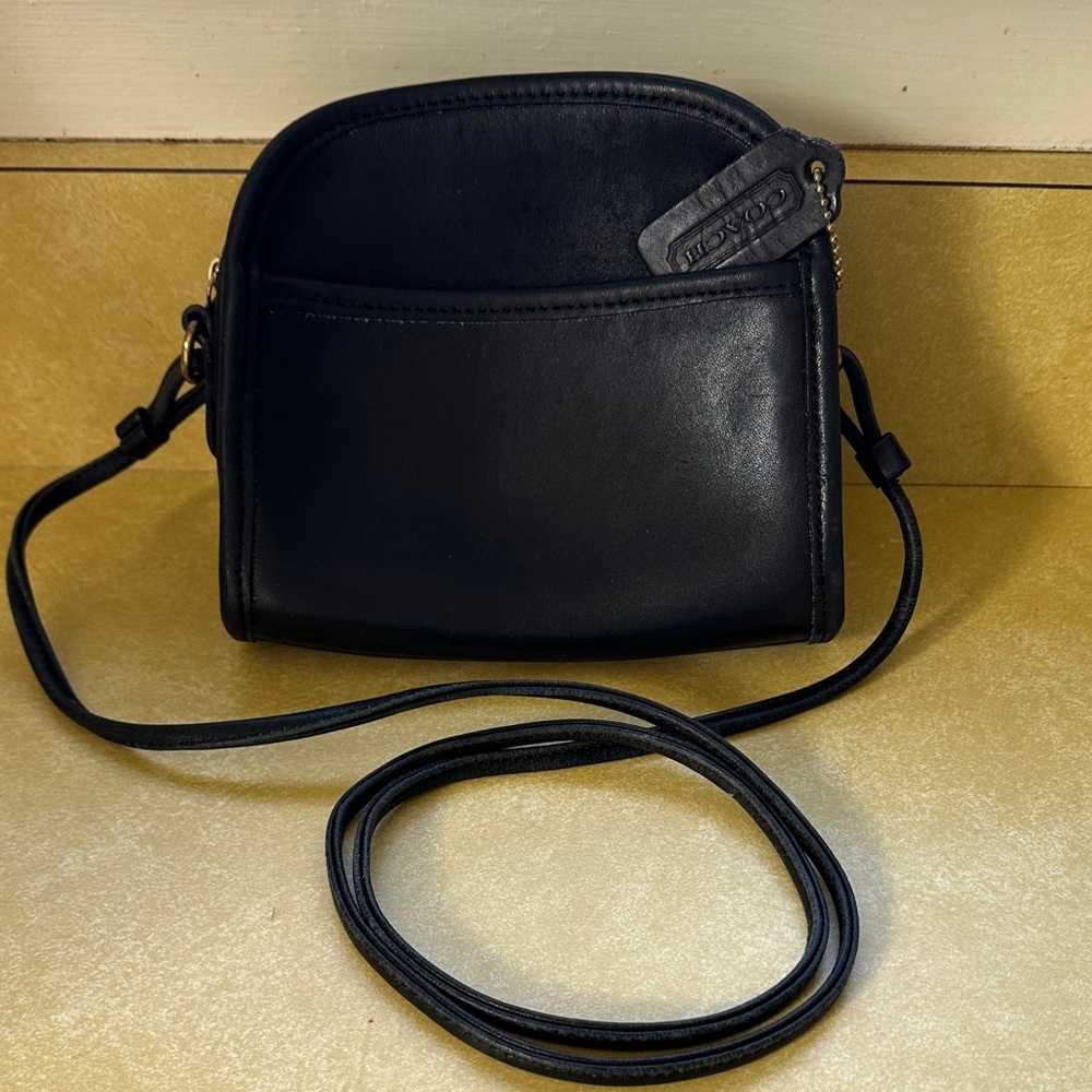 Vintage Coach Midnight Black 90’s era Crossbody Bag